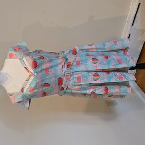 NWT Voodoo Vixen Novelty Print Hot Air Balloon Retro Rockabilly Dress XL